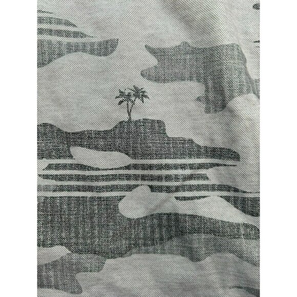TravisMathew Men's Gray Camouflage Island Polo L Travis Mathew Golf Peru Short S - Picture 8 of 8